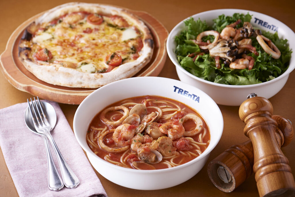 大仙市のイタリアン「TREnTA（トレンタ）大曲本店」さんのクチコミレポート。スープスパゲッティやピザがおすすめ